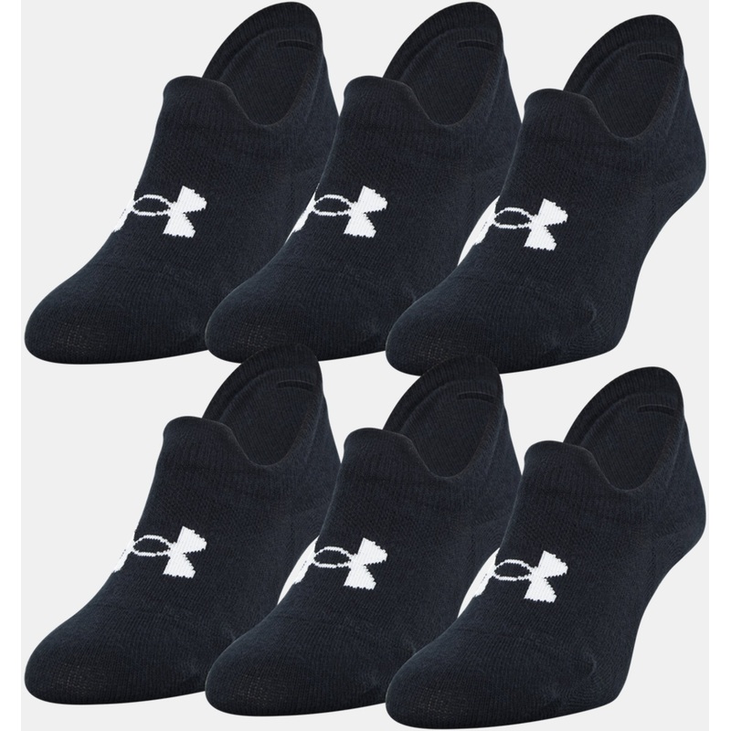 Women’s Essential Ultra Low 6-Pack Socks BLACK M