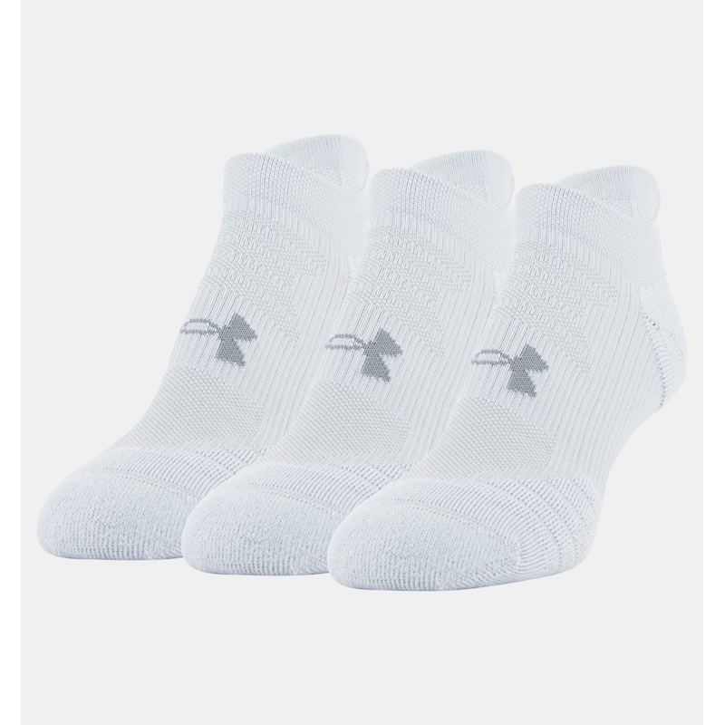 Women’s Play Up No Show 3-Pack Socks WHITE M